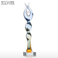 Tooarts Dancing Body Figurine Home Decoration Accessories Modern Style Gift Glass Statuettes Modern Handblown Home Decor 2024 - buy cheap
