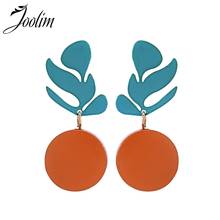 Joolim Vintage Wooden Dangle Earring Fashion Earring Round Drop Earrings Wholesale 2024 - buy cheap