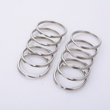 10PCS llaveros!Creative Casual High Quality 25mm Key Ring Chain Ring Split Rings Bag Charm Metal Keyring Accessories Gift J012 2024 - buy cheap