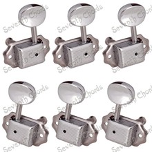 Silvery retro style electric guitar string buttons/violin knobs/string axles 2024 - buy cheap