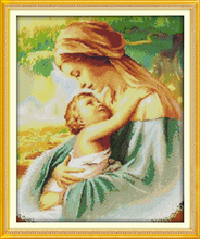 The Madonna and Child (11) people home decor Cross Stitch kits 14ct white 11ct print embroidery DIY handmade needlework wall 2024 - buy cheap