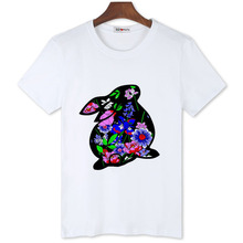 Bgtomato flores coelho design criativo bonito tshirt venda quente hip hop camiseta para homem novo estilo casual camisetas engraçadas 2024 - compre barato