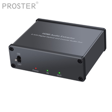 Extractor de Audio HDMI, Compatible con HDMI, convertidor de Audio óptico Spdif Coaxial, adaptador divisor de Audio Compatible con HDMI 2024 - compra barato