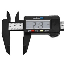 Calibrador Digital electrónico de 150mm, regla Digital de 6 pulgadas, calibrador Vernier de fibra de carbono, micrómetro, herramienta de medición 2024 - compra barato