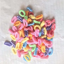 1Pack Small Ring Hair Bands Girls Colorful Striped Elastic Hair Rope Tie Gums Kids Rubber Band Ponytail Holder Hair Accessories 2024 - buy cheap