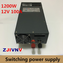Single Output big watt 1200W Switching Power Supply 12v 100A DC SMPS for LED Strip light industry CNC AC-DC input 220VAC 110VAC 2024 - buy cheap