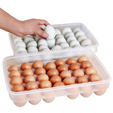 XUNZHE  Single plastic egg box food container storage box family kitchen transparent case box large capacity can put 34 eggs 2024 - buy cheap