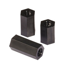 20pcs M3 Black Hexagonal nylon column Flat head double pass Plastic support columns Environmental protection 22mm-45mm Length 2024 - buy cheap