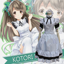 New Halloween Costume For Woman Anime School Uniform Minami Kotori Cosplay Cafe Restaurant Maid Clothing In Stock ZQ019 2024 - buy cheap