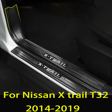For Nissan X trail T32 X-trail 2014-2019 Car door sill welcome pedal stainless steel car decoration accessories 2024 - buy cheap