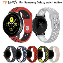Спортивный силиконовый ремешок для Samsung Galaxy watch, Активный браслет, ремешок на запястье, резиновый ремешок для Xiaomi Huami Amazfit Bip 20 мм 2024 - купить недорого