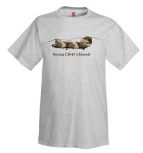 Camiseta de manga corta a la moda para hombre, camiseta de helicóptero Boeing Ch-47 Chinook, personalizada con tu camiseta, 2019 2024 - compra barato