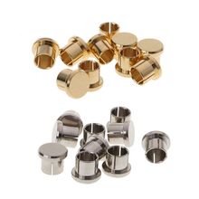 10Pcs Gold Plated Brass Short Circuit Socket Phono Connector RCA Shielding Jack Socket Protect Cover Caps Speaker Accessories 2024 - buy cheap