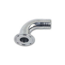 19mm 304 Acero inoxidable espiga para manguera virola sanitaria 90 grados codo tubería 2024 - compra barato