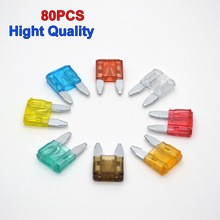 80PCS/Lot Assorted Small Size Blade Fuse Auto Car Motorcycle SUV Kit APM ATM 5A 7.5A 10A 15A 20A 25A 30A 40A 2024 - buy cheap