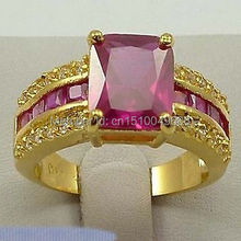 FREE SHIP >>Jewelry jade Pink Crystal Ring(size7,8,9) 2024 - buy cheap