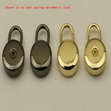 20 pcs/ lot  Luggage hardware accessories spring lock  Decorate the padlock Round lock There is no key Switch lock small size 2024 - buy cheap