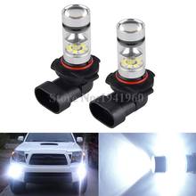 NICECNC Universal 2PCS 100W H10 9145 High Power LED Bulb Super White Fog Light Lamp Bulbs 6000K Car LED Light For Kia Ford Honda 2024 - buy cheap