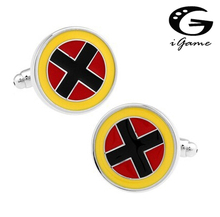 iGame Superheroes Cufflinks Yellow Color Novel X-man Design Free Shipping 2024 - buy cheap