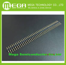 20 PCS 1x40 Pin 2.54mm Gold 40pin Single Row Pin Header Strip Socket connector New Integrated Circuits 2024 - buy cheap