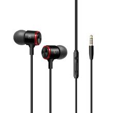 Heavy Bass Earphone 3.5mm Jack In-Ear Headset, Stereo Music Earpieces with Microphone Sport Earbuds for iPhone Android Phone MP3 2024 - buy cheap