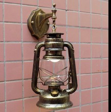 Fashion antique Wall lights wrought iron vintage lantern kerosene lamp wall lamp lamps 2024 - buy cheap