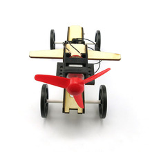 DIY Wind Power Car Handmade Toys Physical Gizmo Building Blocks Kits Solar Energy Assembled Toy Teaching Tool 2024 - buy cheap