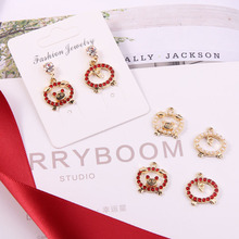 10pcs Cute Rhinestone Pearl Pig Enamel Charms DIY Jewelry Findings Handmade Pendants Earring Decor Accessory Festival Gift FX055 2024 - buy cheap