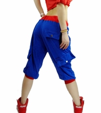 Брендовые штаны для танцев с карманами, 2015 женские шаровары, повседневные женские штаны в стиле хип-хоп, спортивные штаны в стиле хип-хоп для девочек 2024 - купить недорого
