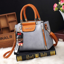 Vintage PU Leather Ladies HandBags Women Messenger Bags Totes Tassel Designer Crossbody Shoulder Bag Boston Hand Bags LSH443 2024 - buy cheap