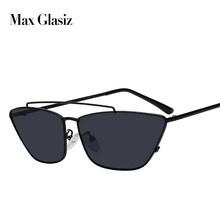 Óculos de sol max olho de gato, retrô, feminino, rosa, marrom, lentes, moda, leve, vintage, metal 2024 - compre barato