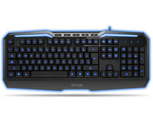 Delux multi-colored k9025 professional gaming keyboard apheliotropism cf dota wired usb backlight new arrival 2022 - купить недорого