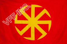 Russian Imperial Kolovrat or Solstice Flag 3ft x 5ft Polyester Banner Flying 150* 90cm Custom flag outdoor RI15 2024 - buy cheap