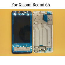 Оригинальный ЖК-дисплей, передняя рамка для Xiaomi Redmi 6A, корпус, средняя рамка для Xiao mi Redmi 6 A, запасные части для ремонта 2024 - купить недорого