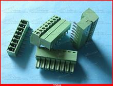 50 piezas paso 3,81mm ángulo 8way/pin tornillo Terminal bloque conector tipo enchufable 2024 - compra barato
