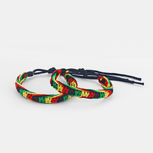 12pcs Handmade Cotton Silk Cord Rasta Hippie Jamaican Color Friendship Bracelet DIY Exquisite Fashion Jewelry 2024 - buy cheap
