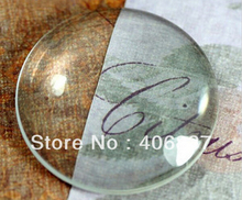 20pcs/Lot, Good Quality 38mm Dome Round Transparent Clear Magnifying Glass Cabochon 2024 - buy cheap
