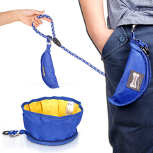 Cuenco grande y plegable para perro, recipiente impermeable para viaje al aire libre, portátil, para gato, cachorro, plato, alimentador 2024 - compra barato