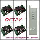 Sistema de controle remoto sem fio rf de 3000m, 1 (controlador), transmissor + 4 receptores (interruptores), 12v, 10a, 315mhz-433mhz 2026 - compre barato Sistema de controle remoto sem fio rf de 3000m, 1 (controlador), transmissor + 4 receptores (interruptores), 12v, 10a, 315mhz-433mhz 2026 - compre barato
