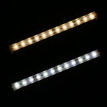 Mabor 12LED 1 м длинный зажим провод световая полоса осветительный прибор теплый белый/белый DC12V настольная декоративная лампа ТВ фоновое освещение 2024 - купить недорого