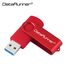 DataRunner Usb 3.0 USB Flash Drive Metal Pen Drive 8GB 16GB 32GB 64GB 128GB 256GB Rotation Pendrive High Speed USB Memory Stick 2024 - buy cheap
