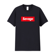 New Summer Cotton Funny T Shirts Short sleeves T-shirt Men Fashion brand Savage Print T shirt Men Tops Tees Men's T-shirt 2024 - buy cheap