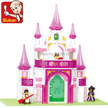 Sluban 0153 Princess palace Building Block Sets 271 pcs DIY Brick girl toy  compatible Free shipping 2024 - buy cheap