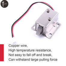 Sistema de Cerradura eléctrica con solenoide de Cerradura para puerta de gabinete DC12V 0.43A/0.83a, 1 unidad 2024 - compra barato