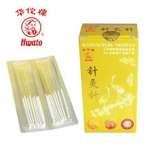 Huatuo-aguja de acupuntura no desechable, aguja de acupuntura de superficie plateada, reutilizable, 200 Uds./caja 2024 - compra barato