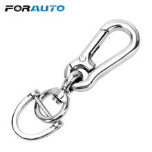 FORAUTO Car Keyring Carabiner Horseshoe Buckle Alloy Gourd Buckle Keychain Key Rings Key Chain Auto Accessories Car-styling 2024 - buy cheap