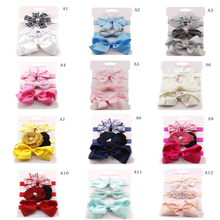 3 Pcs 12 Styles Kids Girls Cotton Bow Flower Headband Hair Band Kids Hair Accessories Children Gifts 2024 - buy cheap