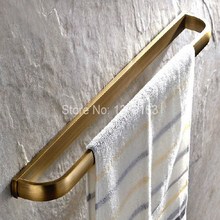 Wall Mount Antique Brass Bathroom Towel Single Bar Rail Rack Holder Bathroom Fitting Accessory aba174 2024 - buy cheap