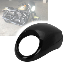 Головной свет мотоцикла маска фара обтекатель передний клобук Вилка Крепление для Harley Sportster Dyna FX XL 883 1200 аксессуары двигателя 2024 - купить недорого