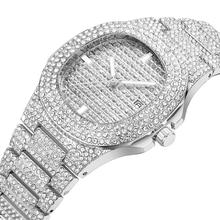 New Luxury Diamond Women's Watches Silver Unique Design Ladies Bracelet Watch Stainless Steel Quartz Wristwatch Waterproof Clock 2024 - buy cheap